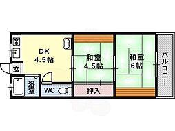 間取図画像 2DK