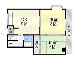 間取図画像 2DK