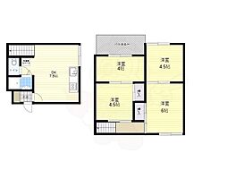 シャトールメール 3DKの間取図画像