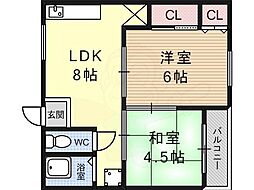 大清リバーサイドハイツ 3階/-