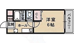 ハイツコニファー 1Kの間取図画像