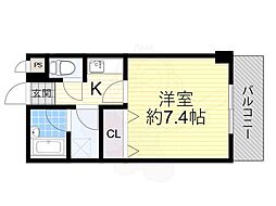 PREMAISONF 1Kの間取図画像