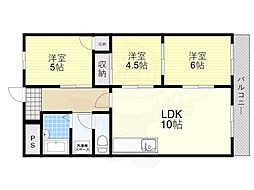 玉手山内外ハイツ 2階