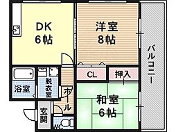 メゾンメイユール 2階/-