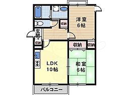 メゾン・ピア 2LDKの間取図画像