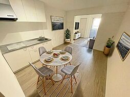 コレクト八尾駅前 1階1LDKのリビング/ダイニング