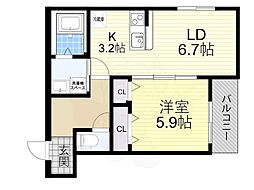 間取図画像 1LDK