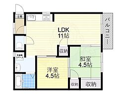 西岡ハイツ 2階