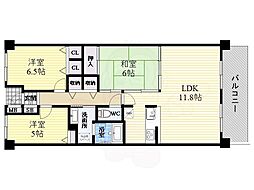 ルナコート富田林 2階