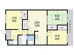 ヴィラはぎわら 3階