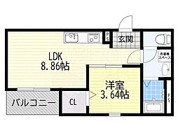 近鉄大阪線 久宝寺口駅 徒歩6分 2階/-