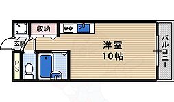 ラ・エスペランサ ワンルームの間取図画像