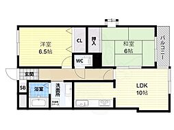 フォーチュン北本町 2階