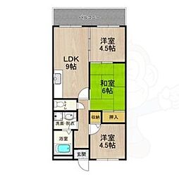カーサフィオーレ弐番館 3DKの間取図画像