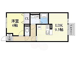 クレールヒルズ 2階/-