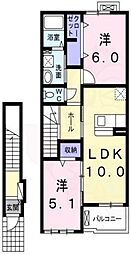 アルカンシェル3 2階