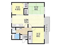 金剛第2住宅145号棟 4階