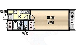 トレイズ 1Kの間取図画像