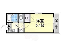 OMレジデンス柏原1 2階/-