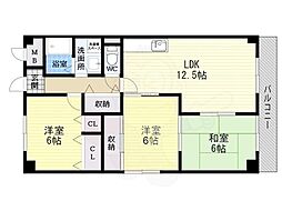ステラルーチェ 3LDKの間取図画像