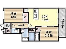 グロリアハイツはびきのB棟 1階/-