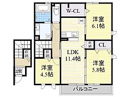 ヴァリエンテ 2階