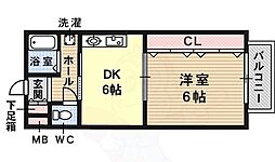 アンソレイユ 2階