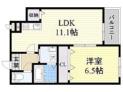 フェリーチェ弓削 2階