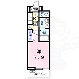 グランステージ 1Kの間取図画像