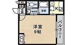 ヴィレッジ加綾北本町 1Kの間取図画像