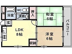 フリーダム道明寺 1階/-