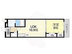 Casa Ciel 1LDKの間取図画像