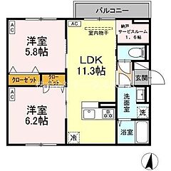 物件の間取り