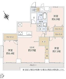 間取図画像 3LDK