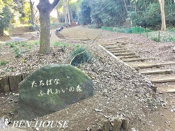 たちばなふれあいの森 徒歩2分。 130m