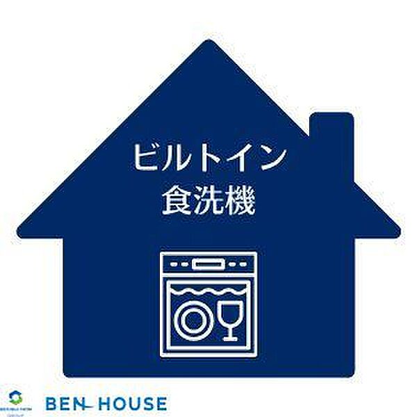 ビルトイン食洗機付きシステムキッチン