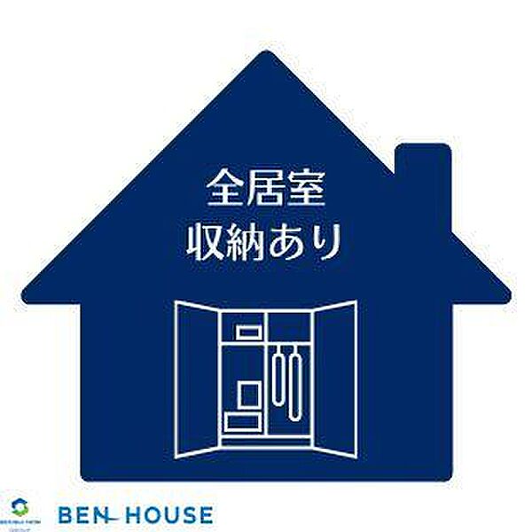 各居室収納完備