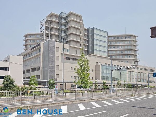 横浜市東部病院 徒歩7分。 510m