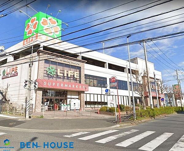 ライフ　子母口店 徒歩8分。高津区子母口 570m