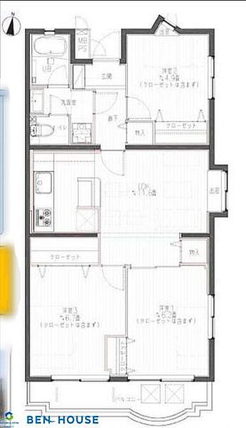 ・京急「八丁畷」駅歩6分！・南東角部屋に位置しており採光たっぷり取り込むことのできるお部屋♪・南に面したバルコニーでは洗濯ものの乾きも早く家事もはかどります！・新規リノベーション済♪