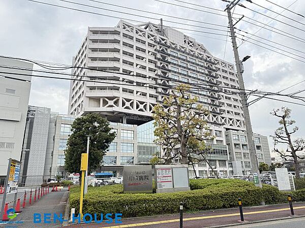 川崎市立川崎病院 徒歩6分。万が一際に必要になる病院。近所にあることで安心につながります。 440m
