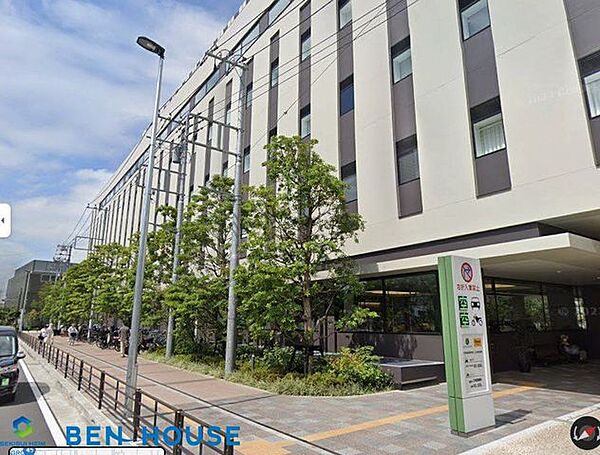 日本医科大学武蔵小杉病院 徒歩11分。万が一際に必要になる病院。近所にあることで安心につながります。 820m