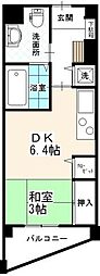 プリマージュ 1DKの間取図画像