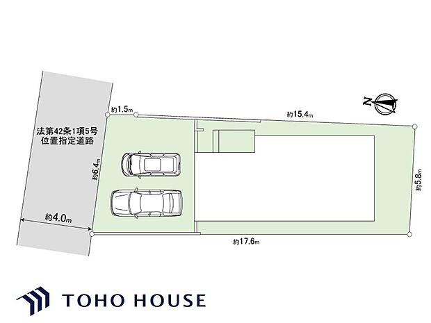 駐車場は、並列2台駐車可能です。(車種による)。自転車やバイク置場にも重宝します。