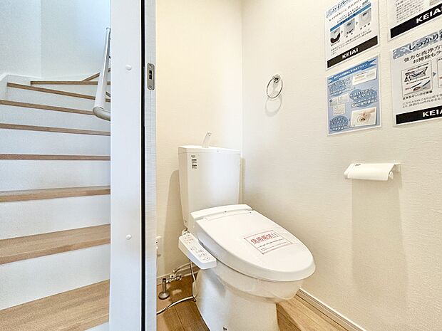 使用後すぐに手を洗うことができ、衛生的なトイレです。