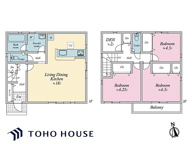 生活のメインスペースとなるLDKは、開放感のある空間。キッチンは対面式で、LDと一体感があります。