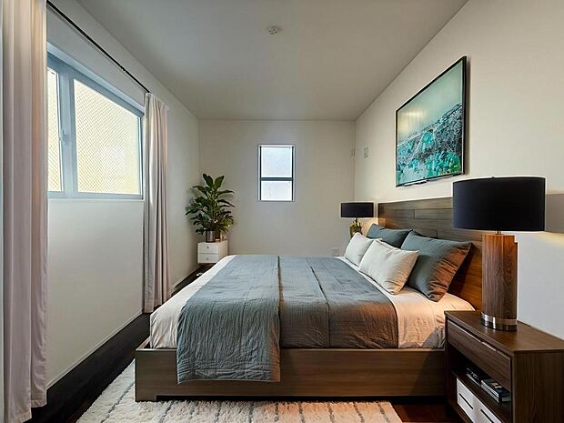 様々なテイストのインテリアと相性の良い、シンプルな内装です。お好みのお部屋作りが楽しめます。