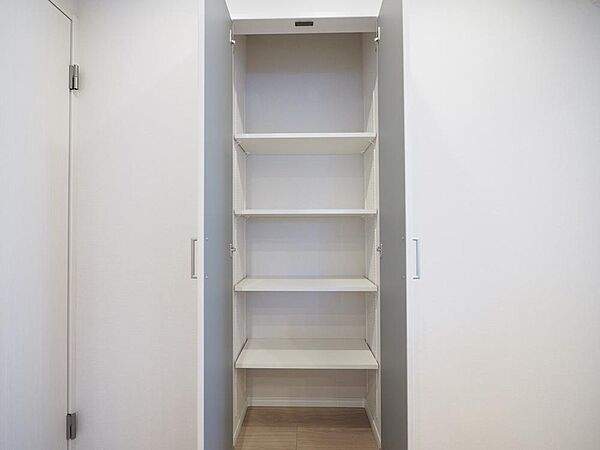 各所に収納が設けられているため、ライフスタイルや、ご家族の生活動線に合わせて活用できます。