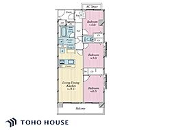 間取図画像 3LDK