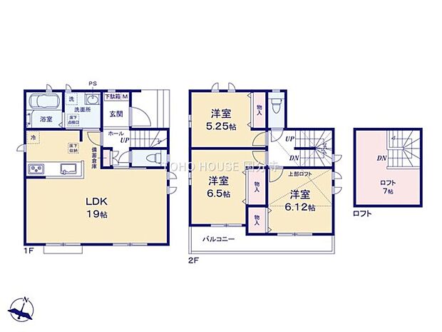 キッチンからLDを見渡すことができる間取りのため、お子様がいらっしゃるご家庭におすすめです。
